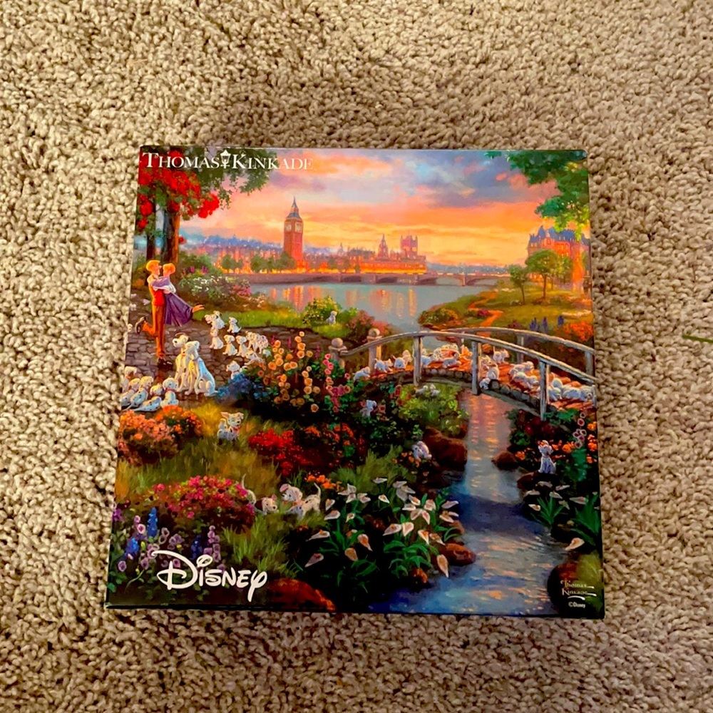 Disney Thomas Kinkade 750 piece 101 Dalmatians